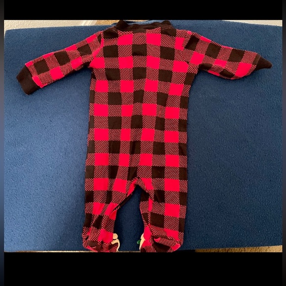 Koala Baby Footie PJ’s - XMas Print Koala Baby Pajamas. - Picture 2 of 4